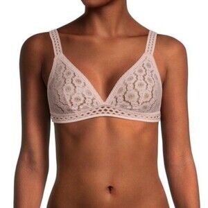 Stella McCartney Pink Floral Bralette Size L Coquette Girl Fairy Dainty NEW